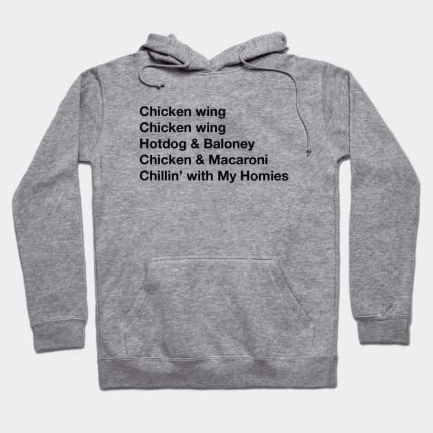 Chicken Wing Song Hoodie by burder